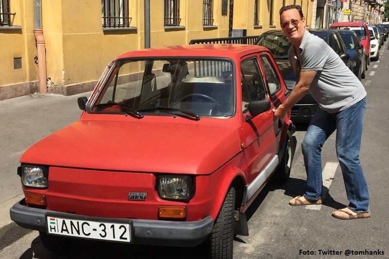 tom hanks - fiat 126