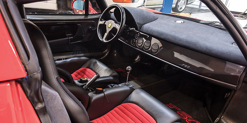 Interior del Ferrari F5. / RM SOTHEBYS