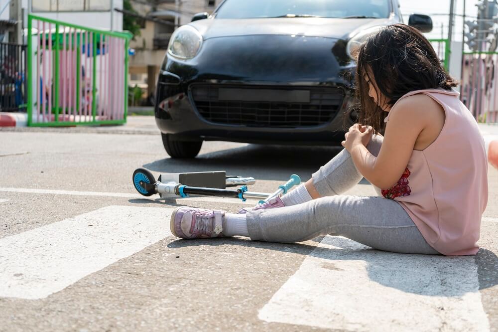 atropellado por un coche