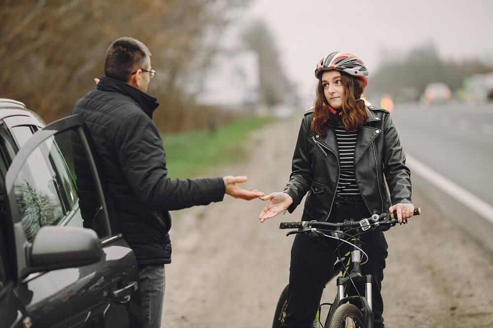 accidente de bicicleta