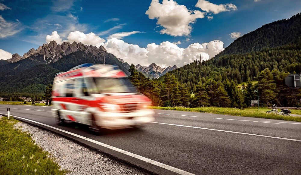 accidente ambulancia